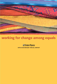 Inter Pares 2004 Annual Report Cover