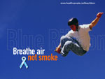 Blue Ribbon campaign desktop wallpaper design B