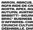 Sample words in Culture font