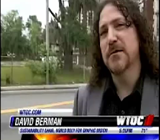 Still image from David Berman WTOC Savannah interview
