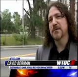Still image from David Berman WTOC Savannah interview
